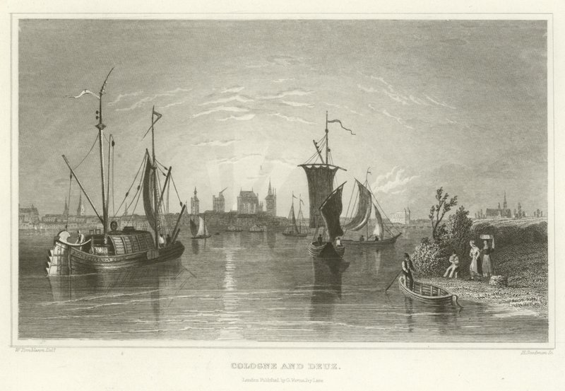 Köln och Deuz av William Tombleson