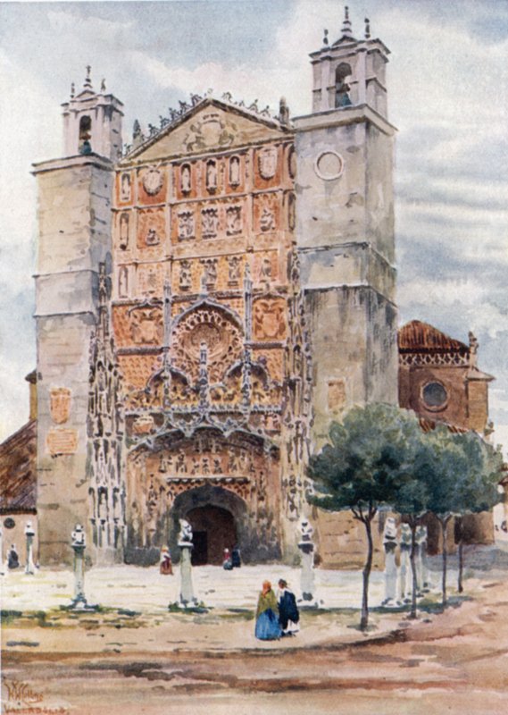 Valladolid, St. Paul (färgfoto) av William Wiehe Collins