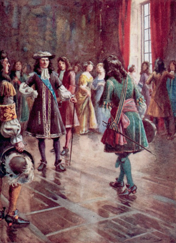 Kung Ludvig XIV beordrade byggandet av slottet i Versailles av William after Rainey