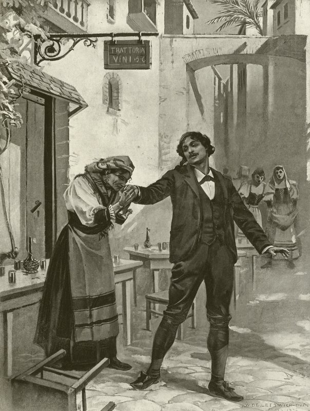 Cavalleria Rusticana, scen XI (gravyr) av William de Leftwich Dodge
