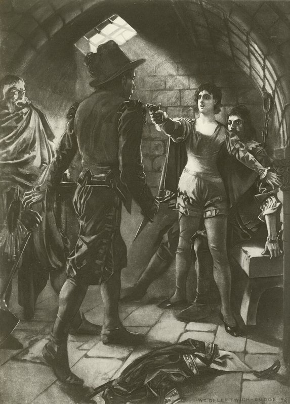 Fidelio, akt II scen iii (gravyr) av William de Leftwich Dodge