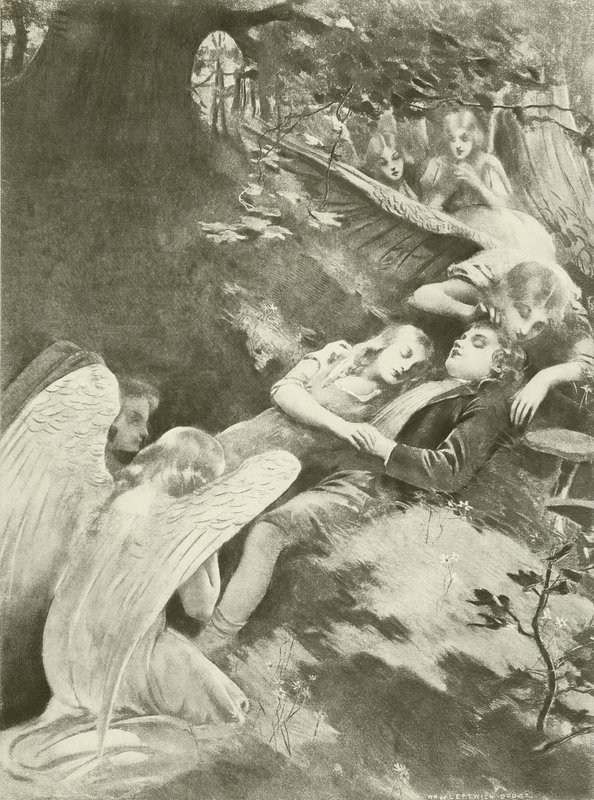 Hans och Gretel, akt II scen II (gravyr) av William de Leftwich Dodge