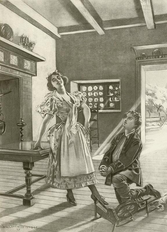 Marta, akt III scen vi (gravyr) av William de Leftwich Dodge