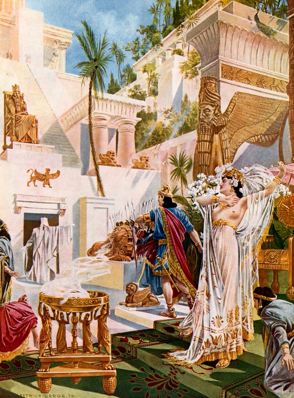 Semiramide, akt I scen xi av William de Leftwich Dodge