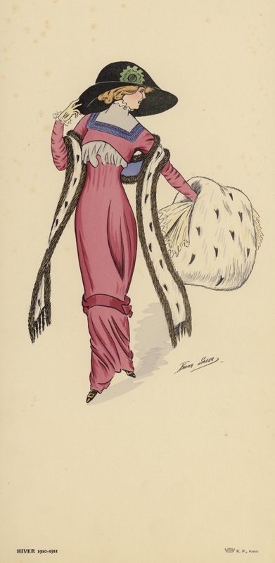 Vintermoden 1910-1911 av Xavier Sager