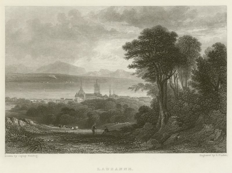 Lausanne av after A.V. Copley Fielding