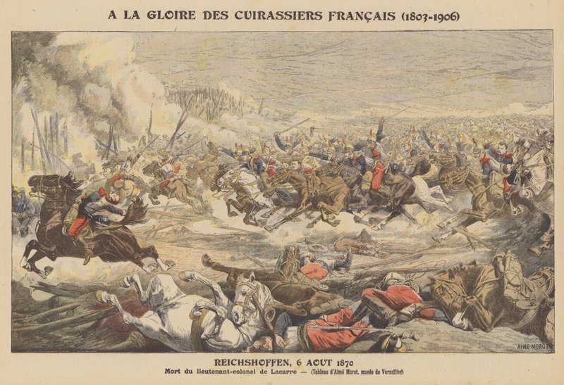Till franska kuirassiers ära (1803-1906) av after Aime Nicolas Morot