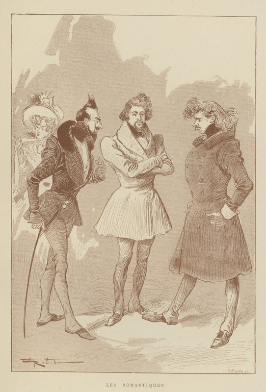 Romantikerna av after Albert Robida