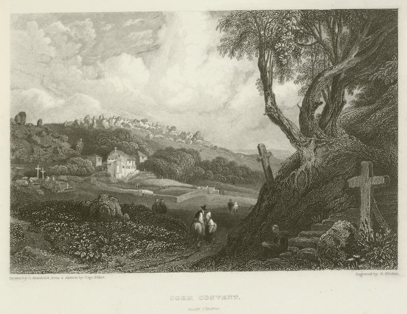 Cork Convent, nära Cintra av after C. Stanfield