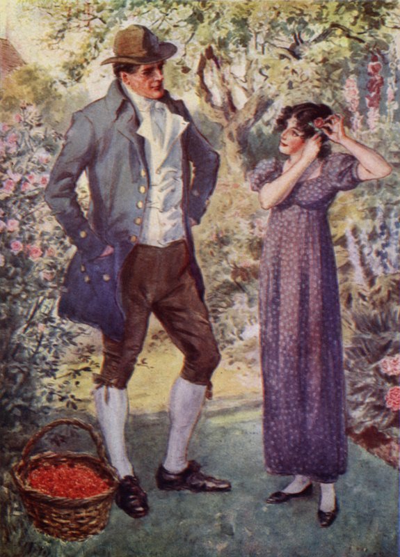 Adam Bede ger en ros till Hetty av after Charles Edmund Brock
