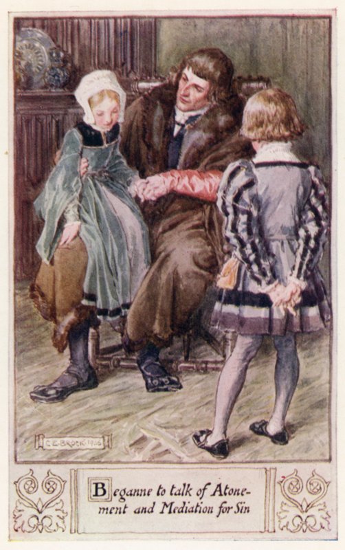 Började prata om försoning och medling för synd av after Charles Edmund Brock