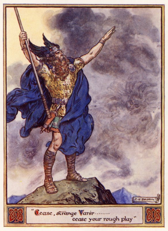 Sluta, konstiga Vanir, sluta ditt grova spel av after Charles Edmund Brock