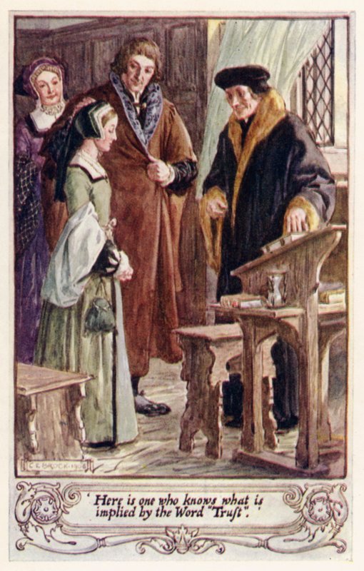 Här är en som vet vad som antyds av Word Trust av after Charles Edmund Brock