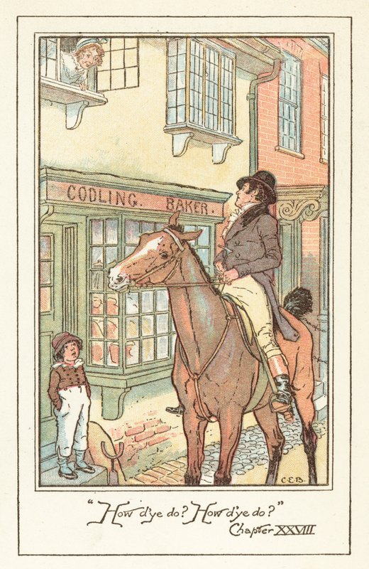 Illustration för Jane Austens Emma av after Charles Edmund Brock