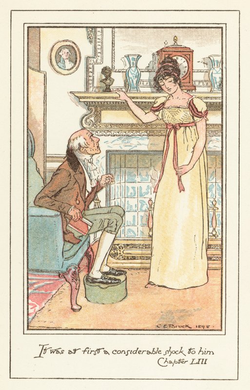 Illustration för Jane Austens Emma av after Charles Edmund Brock