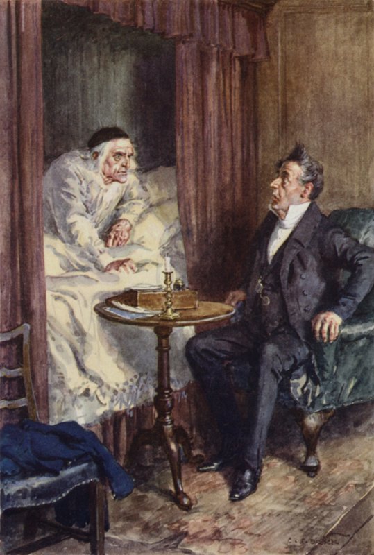 Illustration för Martin Chuzzlewit av after Charles Edmund Brock