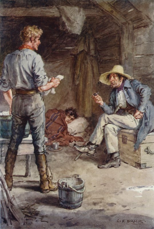 Illustration för Martin Chuzzlewit av after Charles Edmund Brock