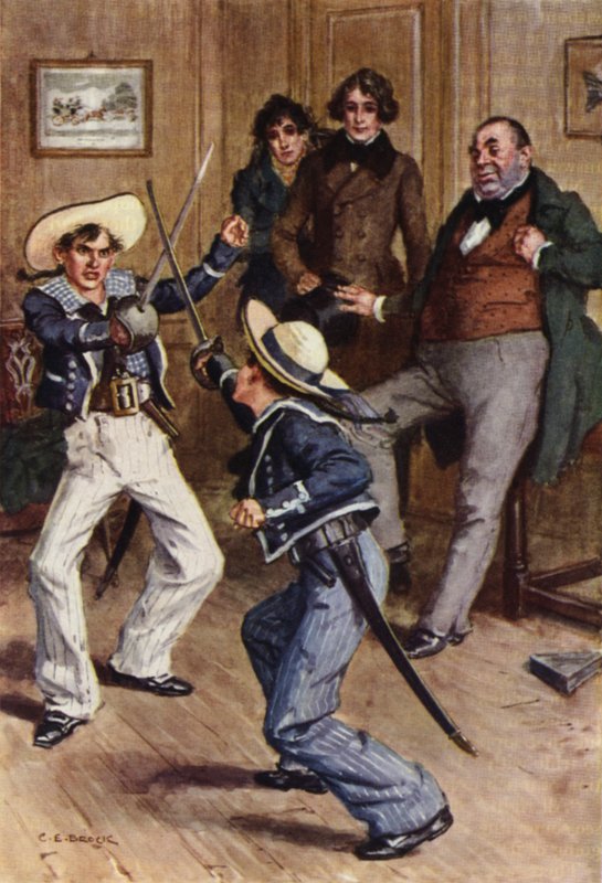Illustration för Nicholas Nickleby av after Charles Edmund Brock