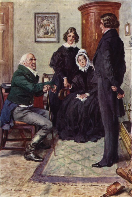 Illustration för Nicholas Nickleby av after Charles Edmund Brock