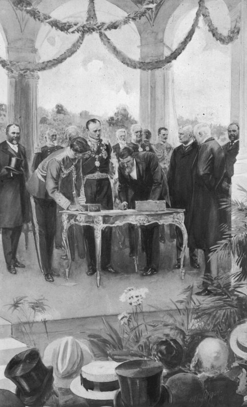 Invigning av det australiska samväldet i Sydney den 1 januari 1901 av after Charles Mills Sheldon