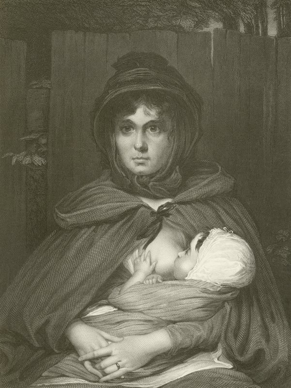 Zigenska mamman av after David Wilkie