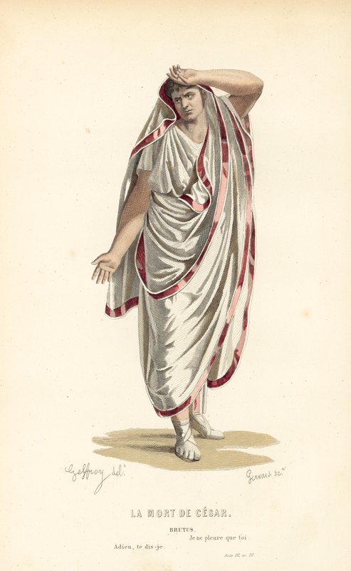 Caesars död, Brutus av after Edmond A.F. Geffroy