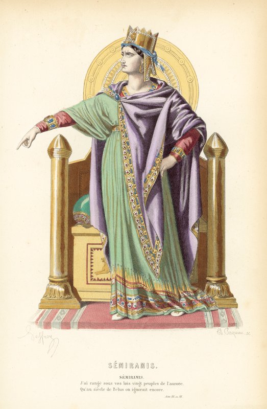 Semiramis av after Edmond A.F. Geffroy
