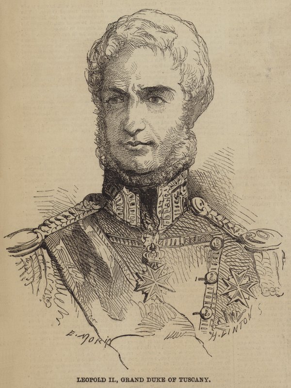 Leopold II, Grand Duke of Tuscany  av after Edmond Morin
