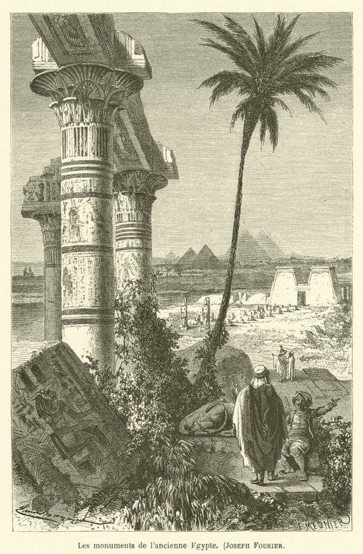 Monument av det antika Egypten, Joseph Fourier av after Emile Antoine Bayard