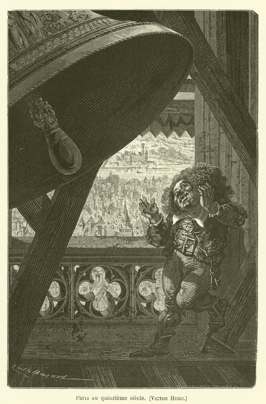 Paris på 1400-talet, Victor Hugo av after Emile Antoine Bayard