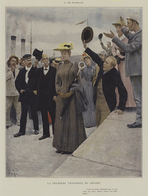Önskans första korsning av after Felicien baron de Myrbach-Rheinfeld