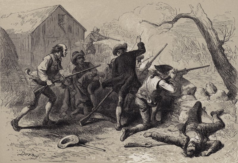 Slaget vid Lexington av after Felix Octavius Carr Darley
