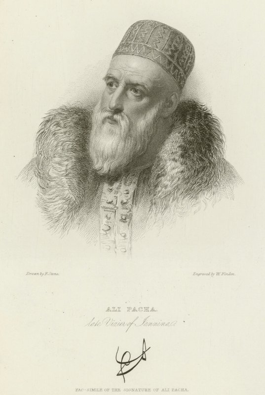 Ali Pacha, sen vizier av Jannina av after Frank Stone