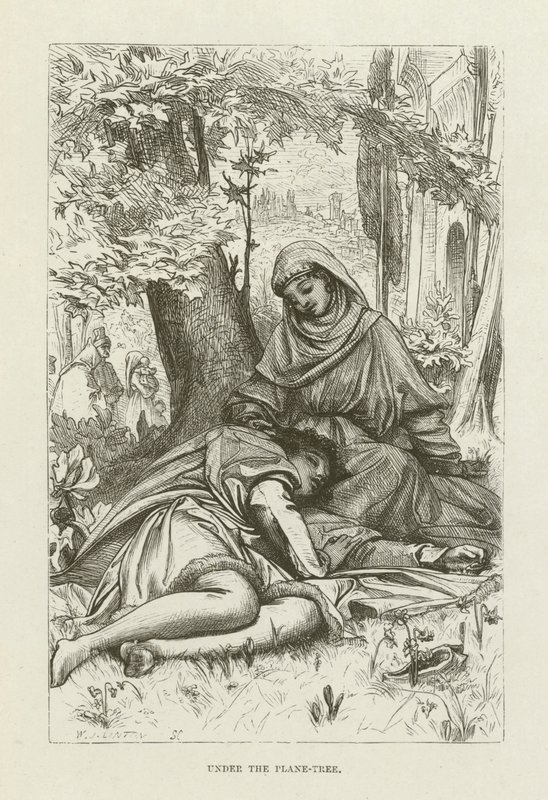 Illustration för Romola av George Eliot av after Frederic Leighton