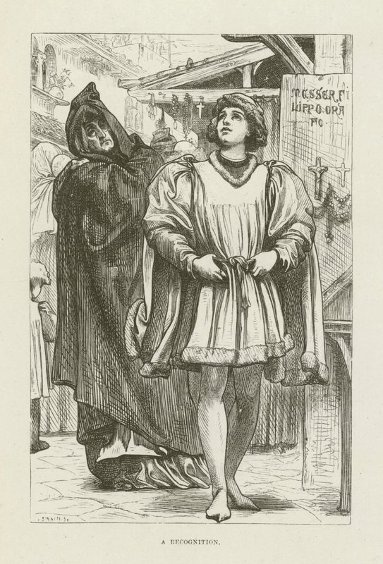 Illustration för Romola av George Eliot av after Frederic Leighton