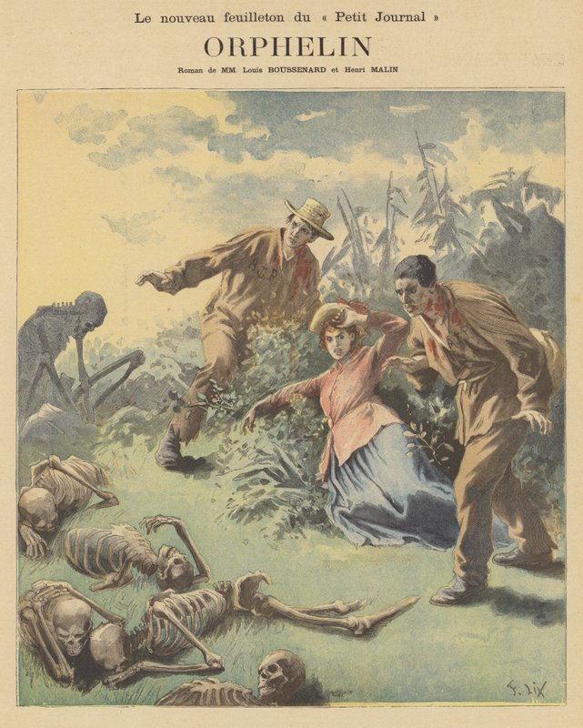 Orphelin (föräldralös) av after Frederic Theodore Lix