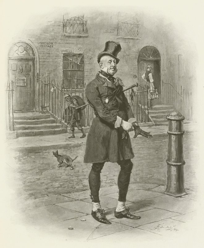 Herr Micawber av after Frederick Barnard