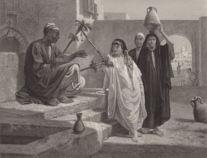 österländsk musik av after Frederick Goodall