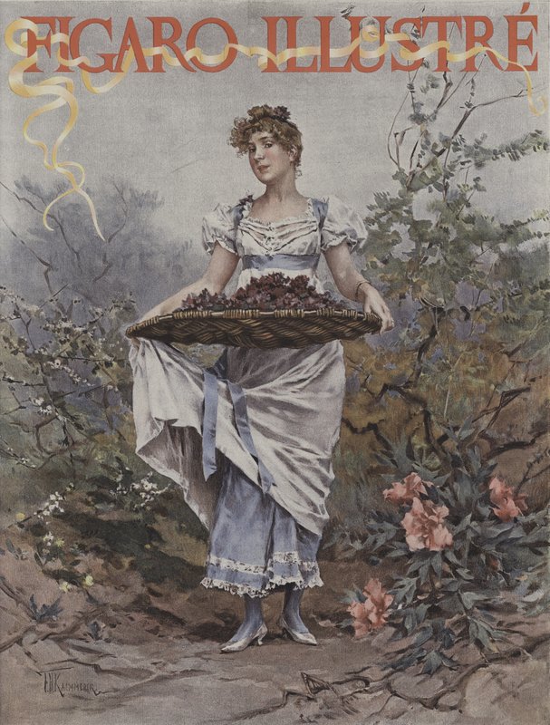 Omslag till Le Figaro Illustre, april 1891 av after Frederik Hendrik Kaemmerer