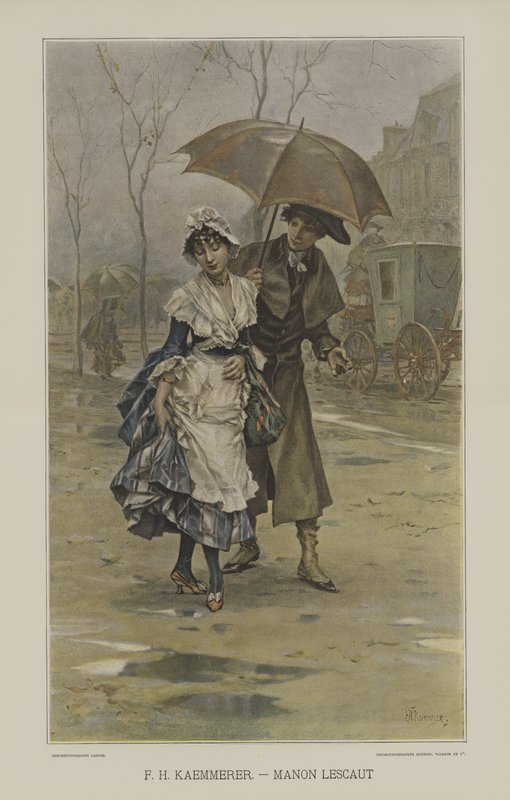 Manon Lescaut av after Frederik Hendrik Kaemmerer