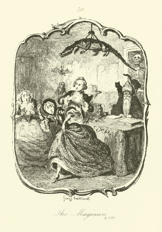 Illustration för Peregrine Pickle av Tobias Smollett av after George Cruikshank