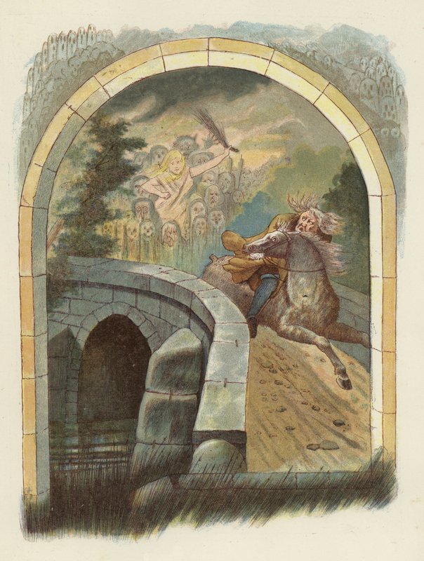 Illustration för Tam OShanter av Robert Burns av after George Cruikshank