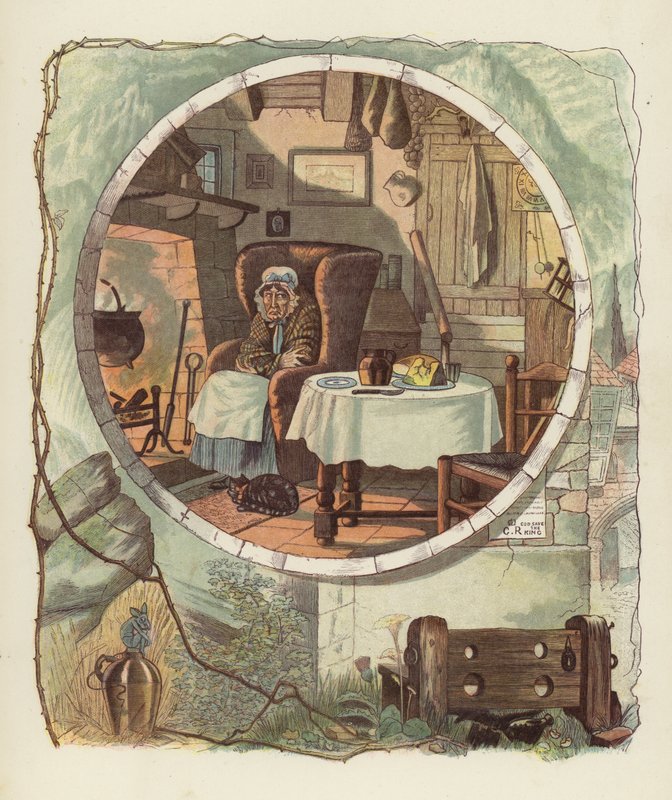 Illustration för Tam OShanter av Robert Burns av after George Cruikshank