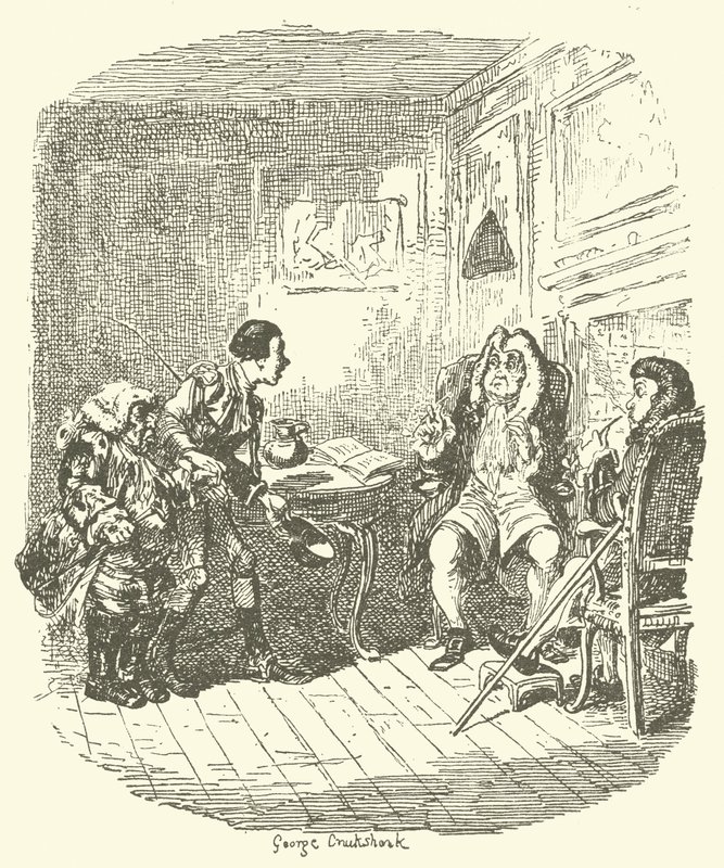 Illustration för Tristram Shandy av after George Cruikshank