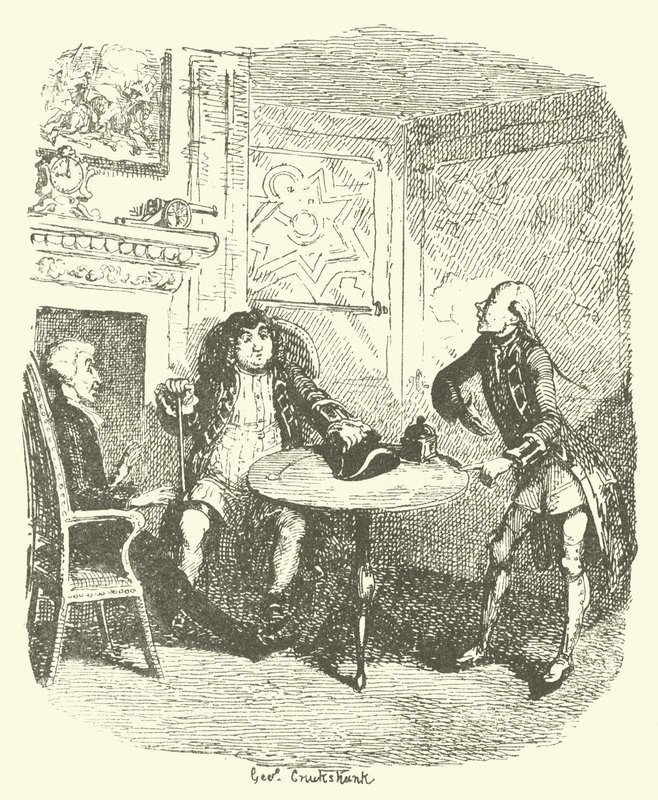 Illustration för Tristram Shandy av after George Cruikshank