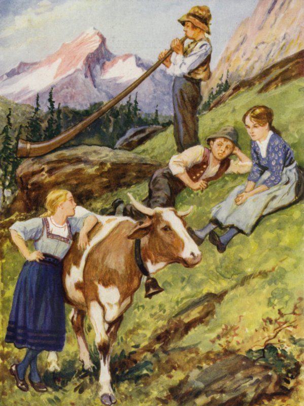 En schweizisk sommar av after Gordon Frederick Browne