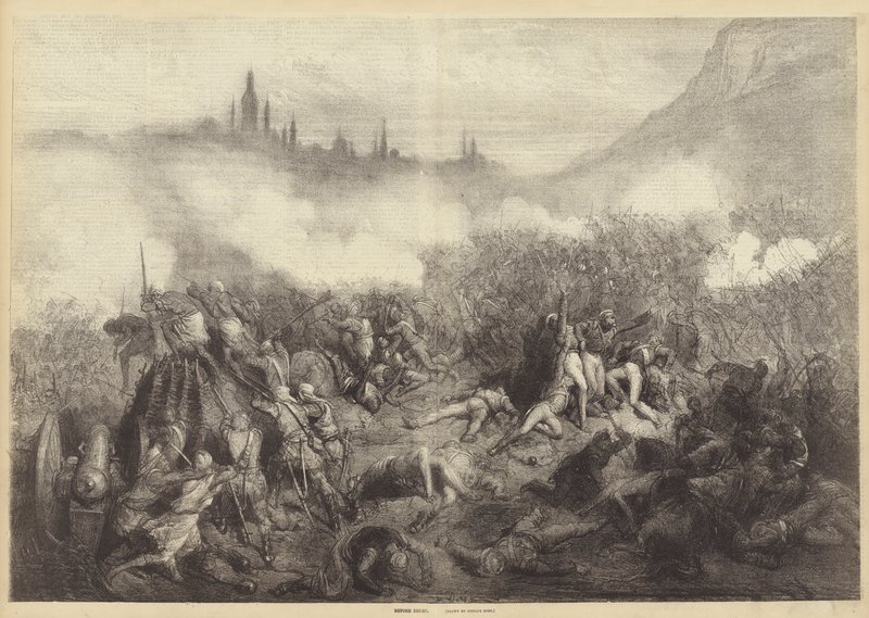 Before Delhi  av Gustave after Dore