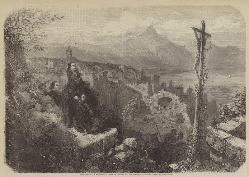Fuentarabia, en favoritort för kejsarinnan Eugenie av Gustave after Dore