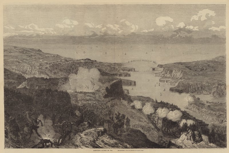 Sebastopol, Attack mot Malakhoff, 18 juni av Gustave after Dore