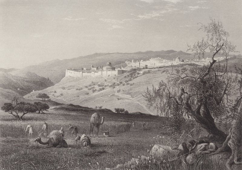 Staden Jerusalem av after Harry Fenn
